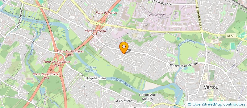 localisation de l'entreprise MADAME CELINE AUDUREAU  VERTOU