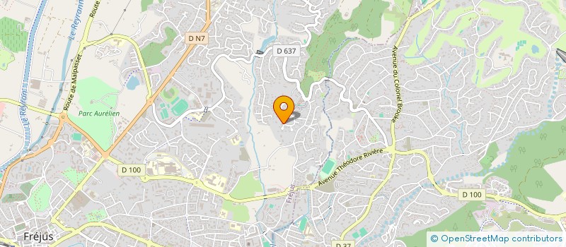 localisation de l'entreprise MADAME CELINE AUFFRET à FREJUS