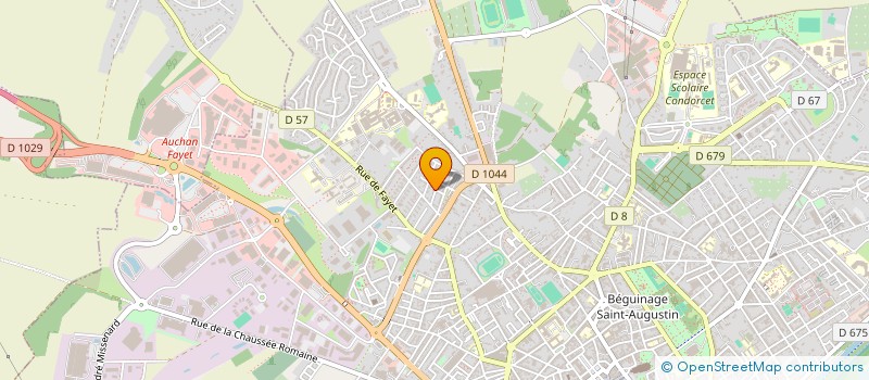 localisation de l'entreprise MADAME CELINE AUGER à SAINT-QUENTIN
