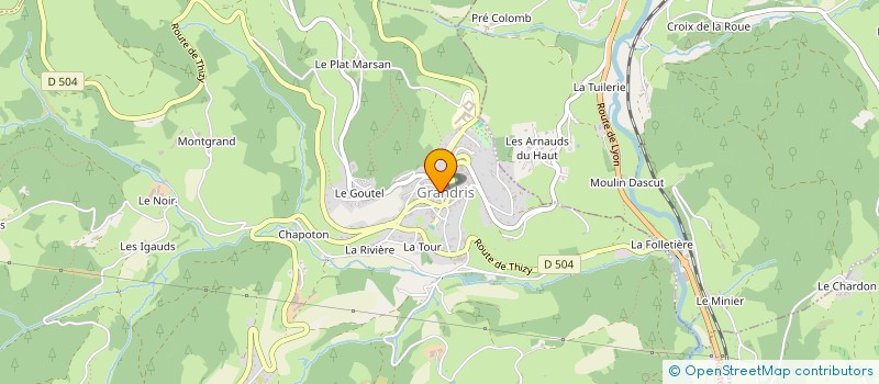 localisation de l'entreprise MADAME CELINE AUPIAIS  GRANDRIS