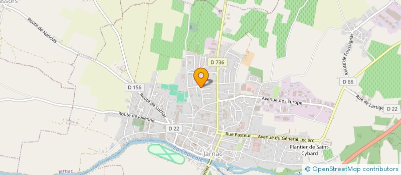localisation de l'entreprise MADAME CELINE AUTIN à JARNAC