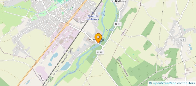 localisation de l'entreprise MADAME CELINE AUTOURDE à NAINTRE
