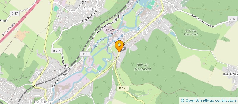 localisation de l'entreprise MADAME CELINE AUVRAY  MONTVILLE