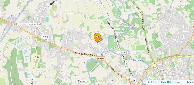 localisation de l'entreprise MADAME CELINE AVILA  LORIOL-DU-COMTAT