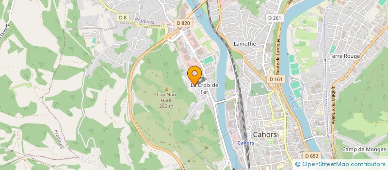 localisation de l'entreprise MADAME CELINE AYMARD  CAHORS