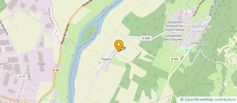 localisation de l'entreprise MADAME CELINE AYME  LA BALME-LES-GROTTES