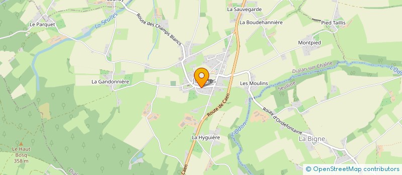 localisation de l'entreprise MADAME CELINE AZE  SOULEUVRE EN BOCAGE