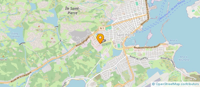 localisation de l'entreprise MADAME CELINE BABOULENE  SAINT-PIERRE