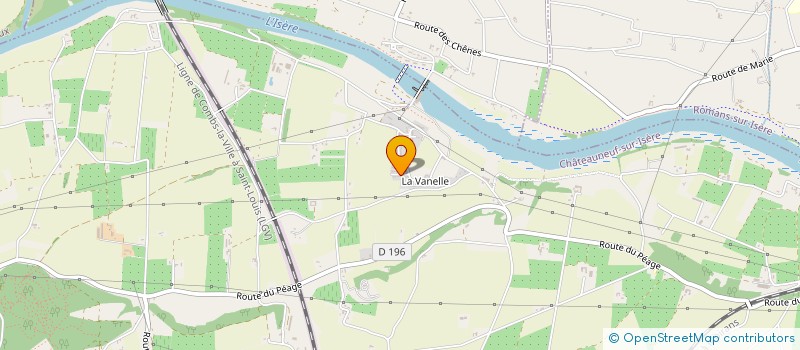 localisation de l'entreprise MADAME CELINE BACH  CHATEAUNEUF-SUR-ISERE