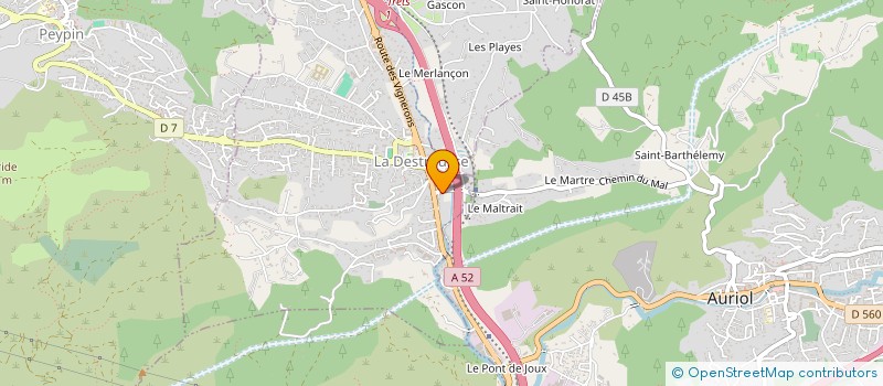 localisation de l'entreprise MADAME CELINE BACHE  LA DESTROUSSE