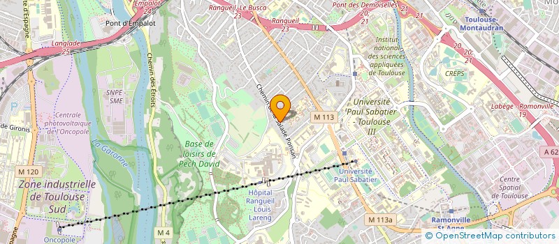 localisation de l'entreprise MADAME CELINE BADAROUX à TOULOUSE