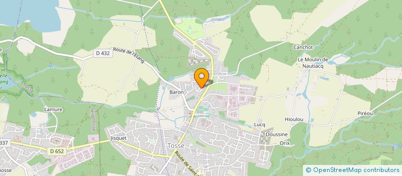 localisation de l'entreprise MADAME CELINE BAGNOUD  TOSSE