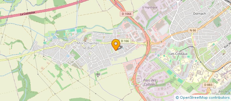 localisation de l'entreprise MADAME CELINE BALDECK  MORSCHWILLER-LE-BAS