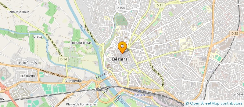 localisation de l'entreprise MADAME CELINE BALIGUIAN à BEZIERS