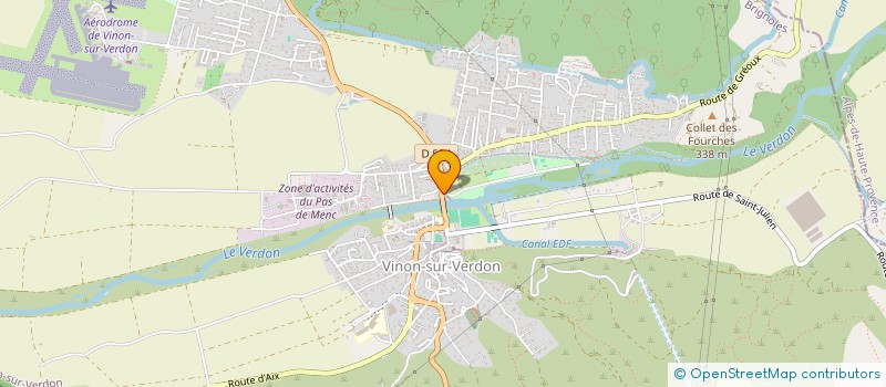 localisation de l'entreprise MADAME CELINE BALZANI  VINON-SUR-VERDON