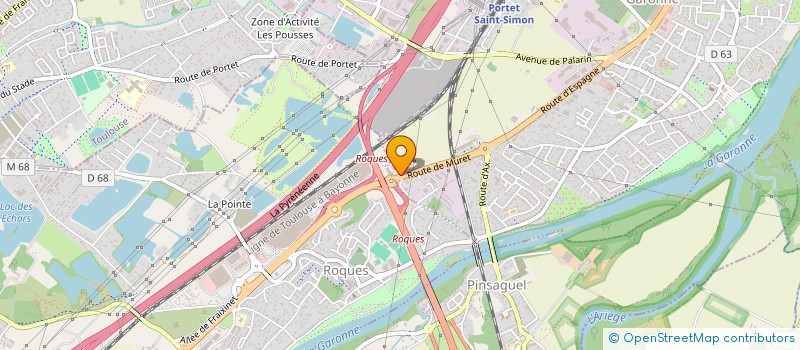 localisation de l'entreprise MADAME CELINE BANDIERA  PORTET-SUR-GARONNE