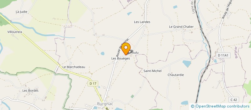 localisation de l'entreprise MADAME CELINE BARATEAU  CONDAT-SUR-VIENNE