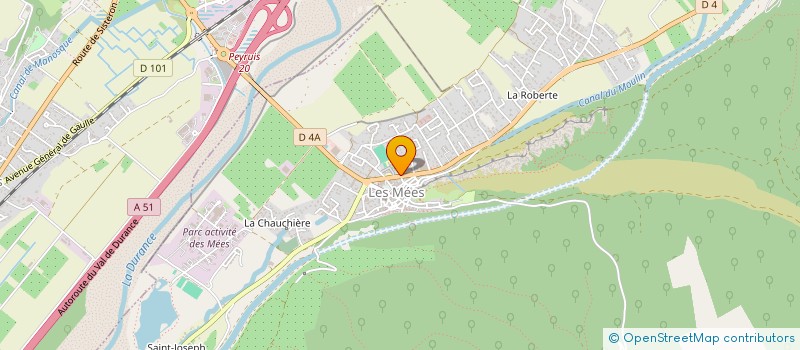 localisation de l'entreprise MADAME CELINE BARATELLA  ORAISON