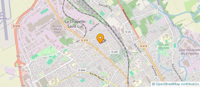 localisation de l'entreprise MADAME CELINE BARBAY à LA CHAPELLE-SAINT-LUC