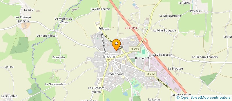 localisation de l'entreprise MADAME CELINE BARBE  BROONS