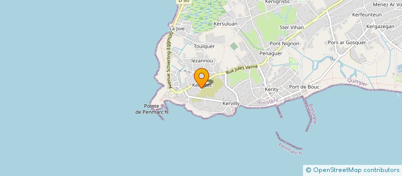 localisation de l'entreprise MADAME CELINE BARBIER  PENMARCH