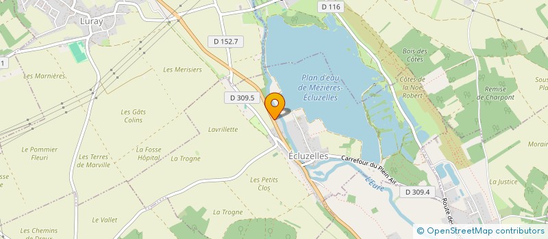 localisation de l'entreprise MADAME CELINE BARBIN à ECLUZELLES