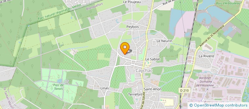 localisation de l'entreprise MADAME CELINE BARDET  PAREMPUYRE