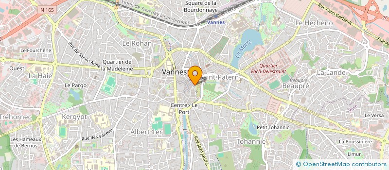 localisation de l'entreprise MADAME CELINE BARETTE à VANNES