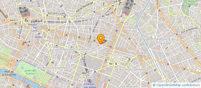 localisation de l'entreprise MADAME CELINE BARON  PARIS