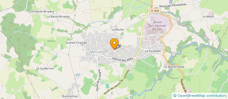 localisation de l'entreprise MADAME CELINE BARRANCO  MESSIMY