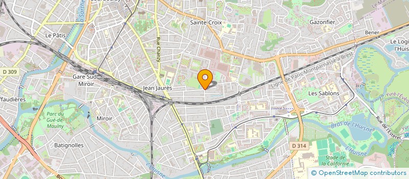 localisation de l'entreprise MADAME CELINE BARRIER  LE MANS