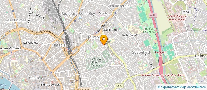 localisation de l'entreprise MADAME CELINE BARRIERE à TOULOUSE