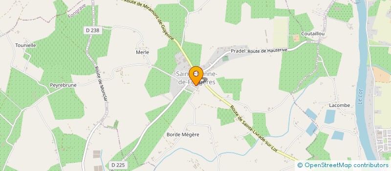 localisation de l'entreprise MADAME CELINE BARTHOMEUF  PINEL-HAUTERIVE