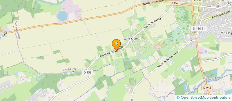 localisation de l'entreprise MADAME CELINE BARTIER  AIRE-SUR-LA-LYS