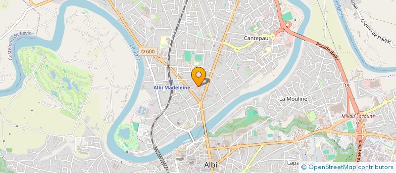 localisation de l'entreprise MADAME CELINE BARTOLO à ALBI