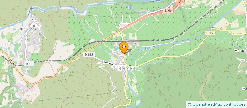 localisation de l'entreprise MADAME CELINE BASAGANA  BOULETERNERE