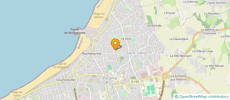 localisation de l'entreprise MADAME CELINE BASLE à SAINT-MALO