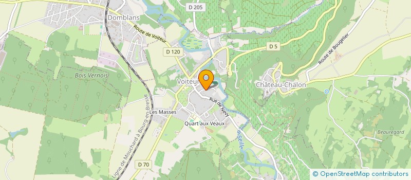 localisation de l'entreprise MADAME CELINE BASSARD  VOITEUR