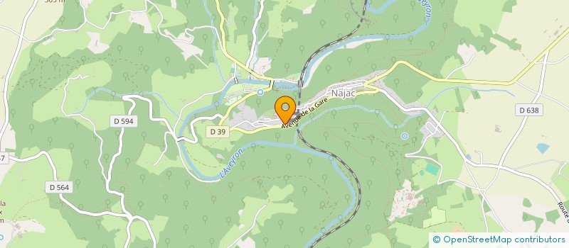 localisation de l'entreprise MADAME CELINE BASSET  NAJAC