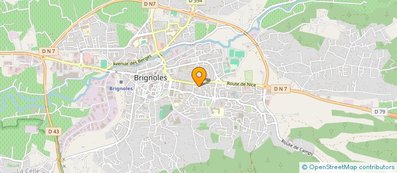 localisation de l'entreprise MADAME CELINE BASSONI à BRIGNOLES