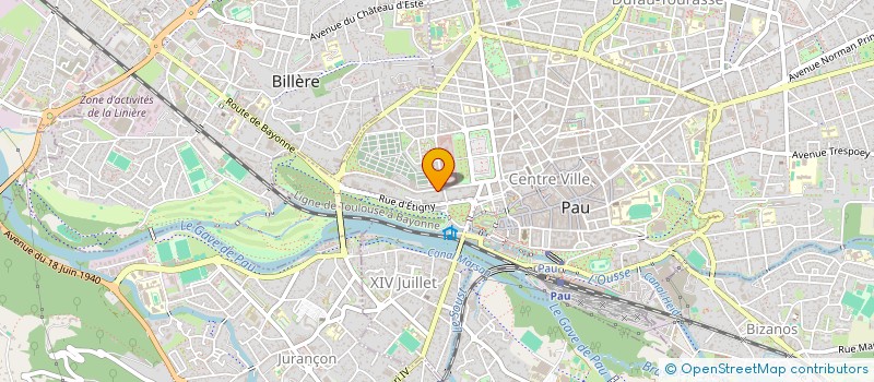 localisation de l'entreprise MADAME CELINE BASTIANI à PAU