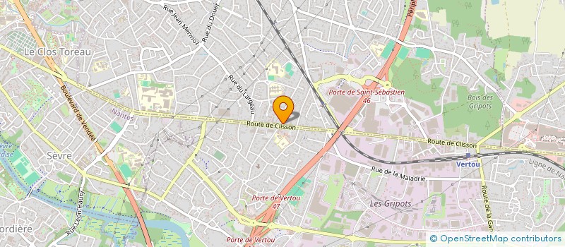 localisation de l'entreprise MADAME CELINE BATARIERE  SAINT-SEBASTIEN-SUR-LOIRE