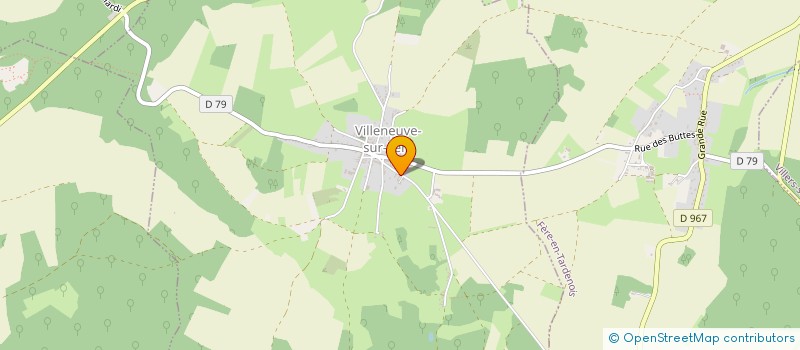 localisation de l'entreprise MADAME CELINE BAUDRY  VILLENEUVE-SUR-FERE