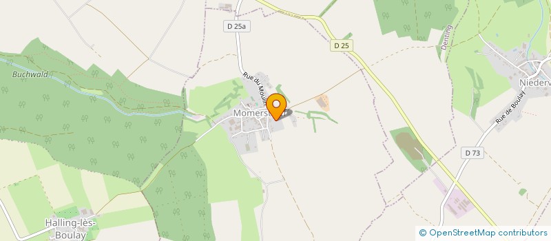 localisation de l'entreprise MADAME CELINE BAUER  MOMERSTROFF