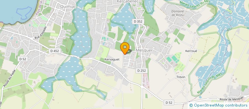 localisation de l'entreprise MADAME CELINE BAUGE  MESQUER