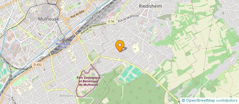 localisation de l'entreprise MADAME CELINE BAUMANN  RIEDISHEIM