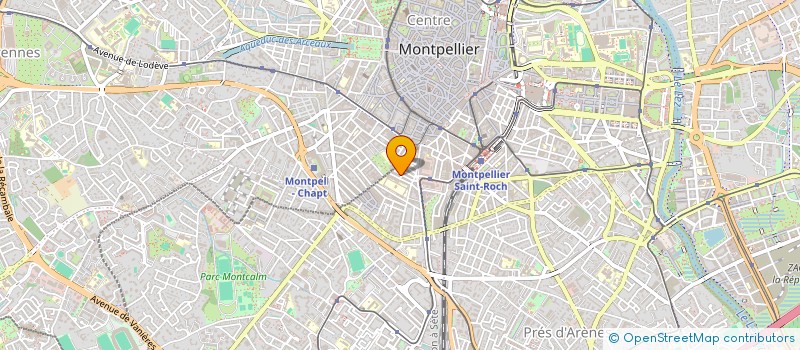 localisation de l'entreprise MADAME CELINE BAUVAIS à MONTPELLIER