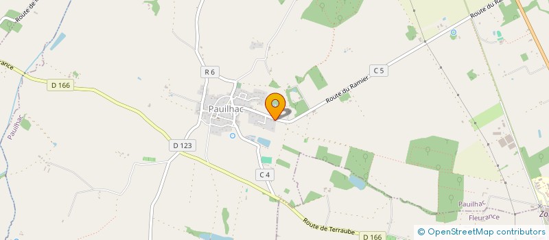 localisation de l'entreprise MADAME CELINE BAX  PAUILHAC