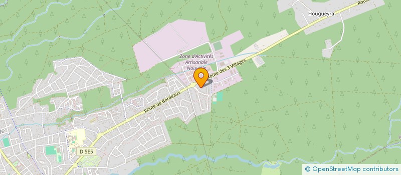 localisation de l'entreprise MADAME CELINE BAZILE  AUDENGE