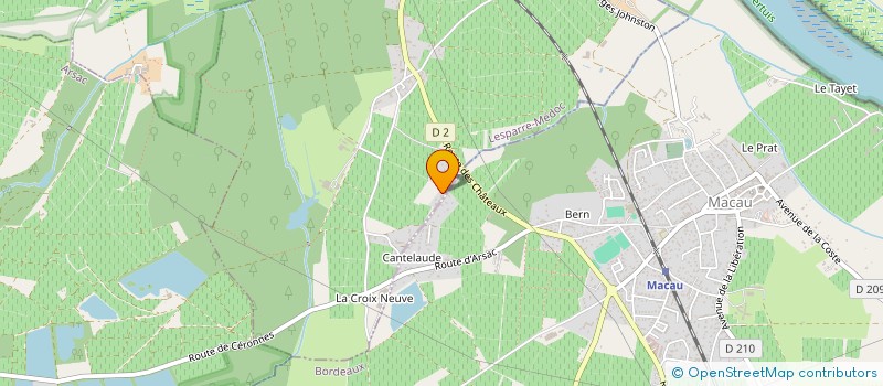 localisation de l'entreprise MADAME CELINE BAZIN  LABARDE